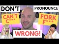 Don&#39;t MISPRONOUNCE These ENGLISH WORDS! English Pronunciation Lesson