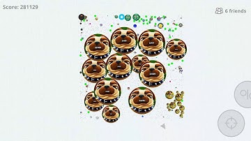 Awesome Higscore 281k Agario Mobile +Gameplay Macro #hack and Zoom//game guardian no root