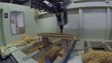 CNC 5 Axis Rear Legs Chair