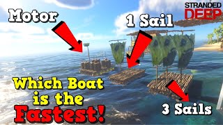 Stranded Deep  Which Boat is the Fastest