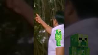 Me vs creeper Fun Clip #minecraft#minecraftshorts