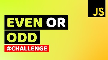 Check Even or Odd | Check if a Given Number is Even or Odd in JavaScript