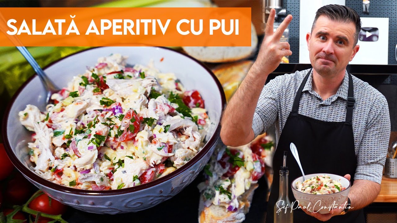 🌮 Salată aperitiv de pui Rețetă Sănătoasă și perfectă pentru orice dietă 🥗 Șef Paul Constantin
