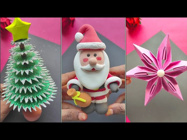 Simpale & Easy Christmas Tree 🎄 Styrofoam Christmas Tree Craft Ideas 🎄  Christmas Decorate With Me 