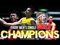 World champions since 2011  mens single  bwf world championship