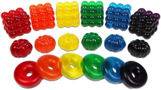 Satisfying Rainbow Gummy Pumpkins, Bubble Cubes, & Donuts