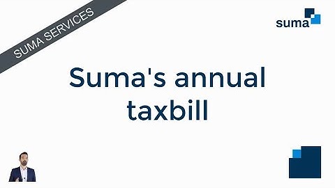 Tutorial  on Suma annual tax bill