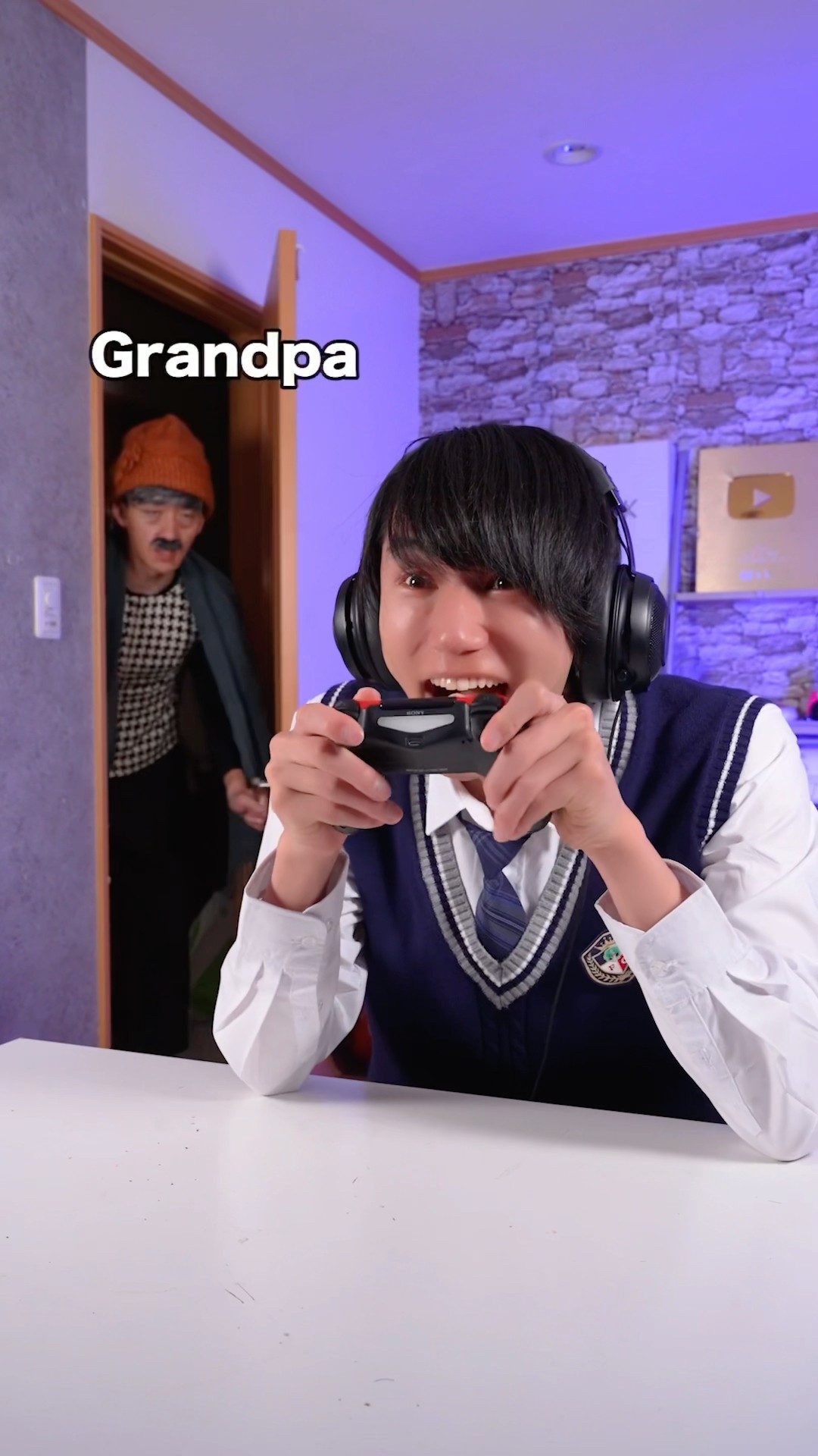 I love Grandpa❤️‍?Let’s say “Thank you.”