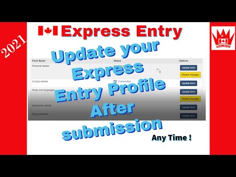 Express Entry: Update Express Entry Profile after submission | Canada immigration