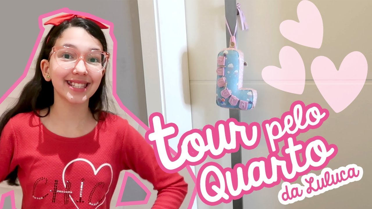 TOUR PELO NOVO QUARTO DA LULUCA ❤️ MUNDO DA MENINA 