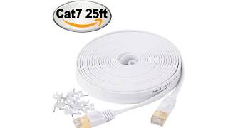 Jadaol Cat 7 Ethernet Cable 25 ft Shielded (STP) Computer Cable With Snagless Rj45 Connectors Review