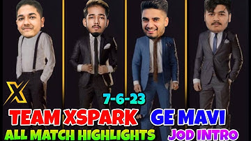 TEAM MAVI HIGHLIGHTS | TEAM XSPARK HIGHLIGHTS TODAY | TX SCOUT ADITYA SARANG | JOD ZONE