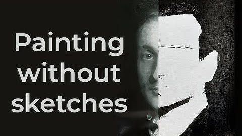 Block In a Portrait With NO Underdrawing