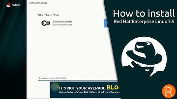 How to install Red Hat Enterprise Linux 7.5