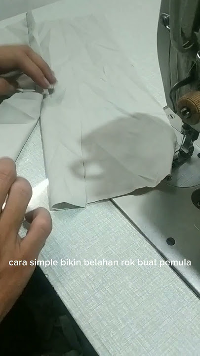 tips menjahit belahan rok  lebih mudah dan cepat buat pemula#jahit#shorts