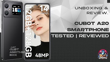 CUBOT A20 Smartphone – Unlocked Android 14, 6 75  HD+ 90Hz Display 75  HD+ 90Hz Display