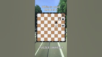 Chess puzzle series 🧩1664/5334 #chess #puzzle #learnchesstactics #magnuscarlsen #polgar #chessbooks