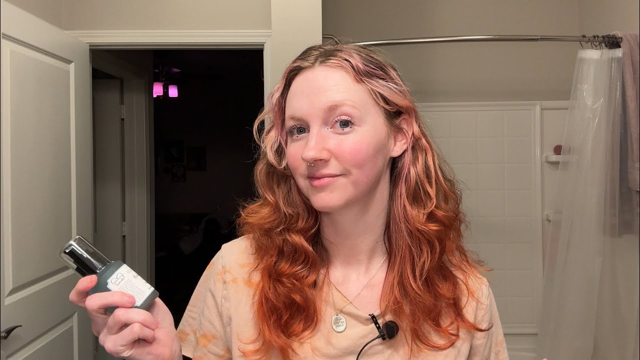 GRWM: manifesting is basically oil cleansing 014