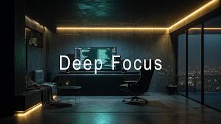 Deep Work Music｜Zero Noise Dark Terminal for Deep Focus