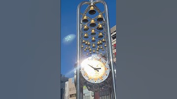 Thumbnail of Sun Clock ringing Bells Every Hour #japan #tokyo #love #nakano #sun #clock #ring #bell #hourly
