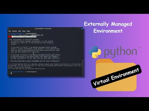 Resolving Externally Managed Environments on the Latest Kali Linux: Step-by-Step Guide