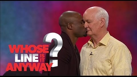 Wayne Brady Kisses Colin! - Whose Line Is It Anyway? US