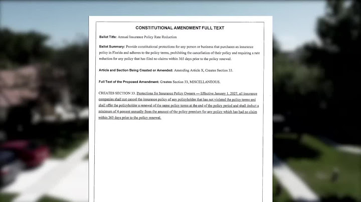 Petition seeks to let Florida voters decide on insurance