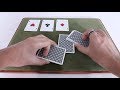 Tabled 4 ace production card trick tutorial