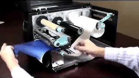 Godex EZ6200 & EZ6300 Thermal Printer Media Loading Video