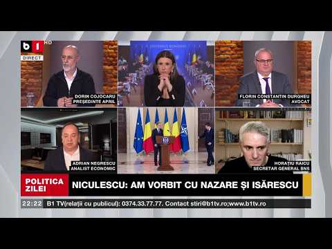 POLITICA ZILEI. NICULESCU, declarații la CEAS de SEARĂ/ TRUMP, DEZLĂNȚUIT ANTI- UCRAINA. P3/3