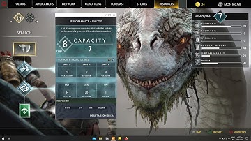 GOD OF WAR Theme XWidget-Rainwallpaper Desktop customisation