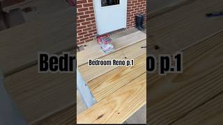 Bedroom redo .#bedroomrenovation #homeandgarden #diyhomeprojects #homerenovation #woodstain