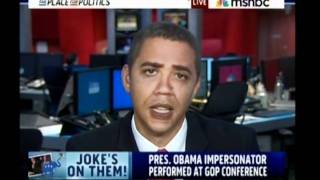 Obama Impersonator At Republican Conference