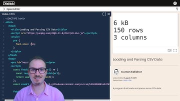 Datavis 2020 Episode 15 - Parsing CSV Data with D3