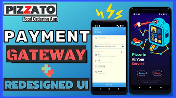 Payment Gateway & Redesigned UI - Pizzato🍕| Flutter Food Ordering App With Backend |Flutter Food App