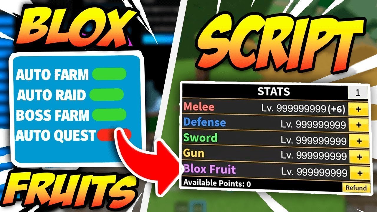 BLOX FRUITS SCRIPT, ROBLOX BLOX FRUITS HACK, FREE DOWNLOAD, AUTO FARM  and PASTEBIN