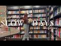 a slow few days 📚 📖🎧 - book shopping, reading & quiet updates