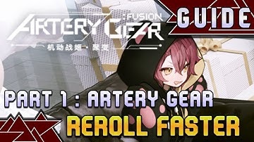 REROLL Fast , No Download , No Root | Artery Gear Fusion