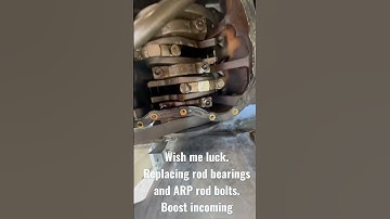 Wish me luck. Replacing rod bearings and ARP rod bolts. Boost incoming #shorts #r32turbo #arp