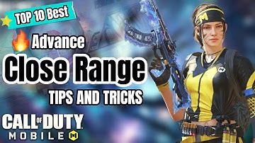 🔥Top 10 Best Close Range Tips and Tricks Call Of Duty Mobile Battle Royale | Best Close Combat Tips