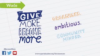 Sports leaders in Worle - Give More. Become More.