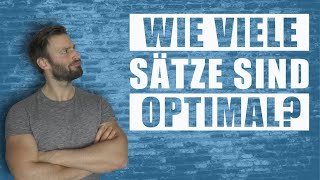 Wie viele Sätze für maximalen Muskelaufbau?