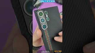 S23 Ultra Slimmest Carbon Fiber Case! [Pitaka] #shorts