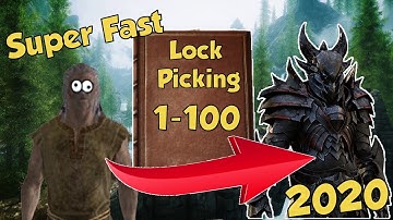 How to Get Lockpicking 1-100 SUPER FAST in 2024// Git Guud Skyrim Guides
