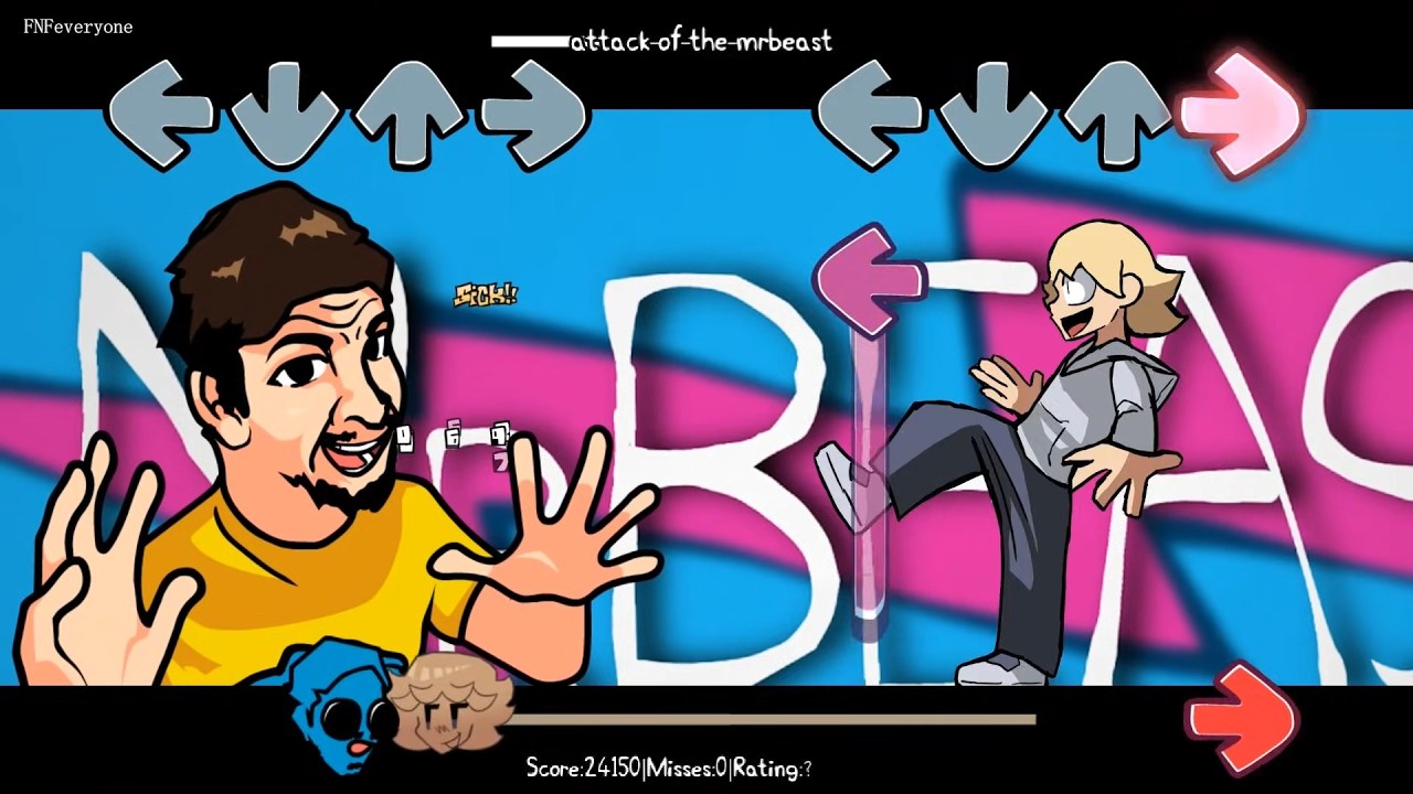 FNF all 67 meme Animation vs Mr.Beast MEME sings Attack of the Killer ...