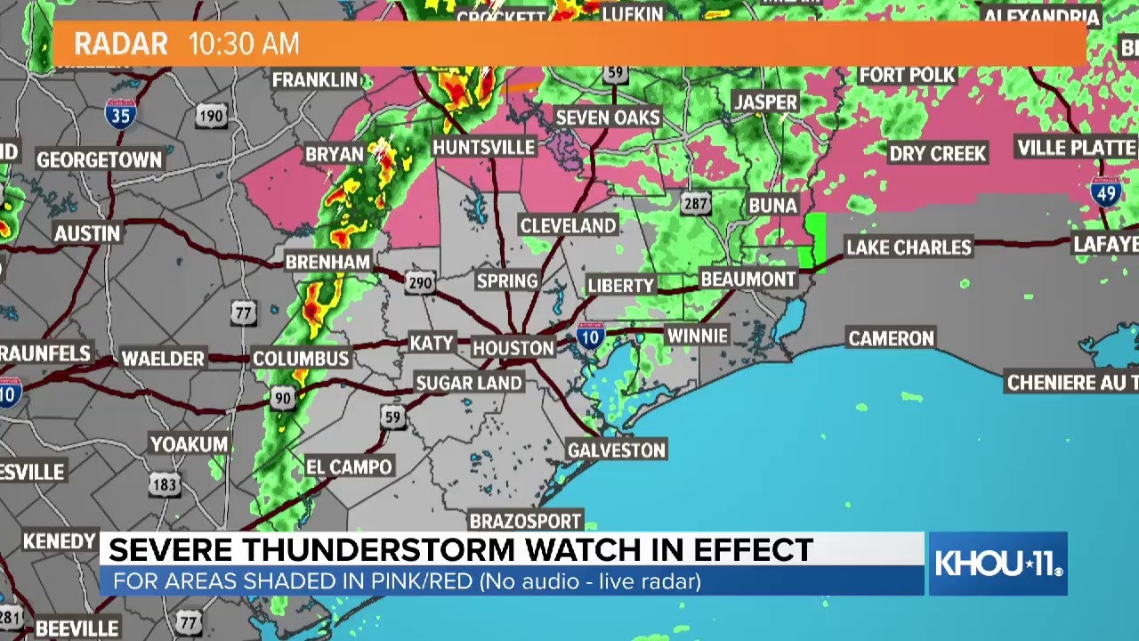 KHOU LIVESTREAM: Update on storms passing through the Houston area ...