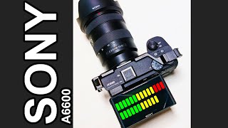 How to Turn on Audio Channel Level Display on Sony A6600 4K Mirrorless APS-C Camera #SHORTS