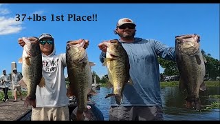 LAKE OKEECHOBEE POPPED OFF! 37+Lbs Team Derb