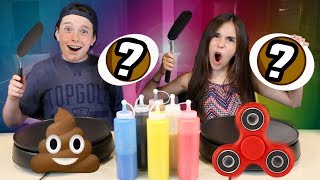 PANCAKE ART CHALLENGE!!