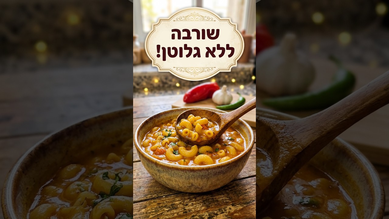 שורבה טריפוליטאי ללא גלוטן! 🍝🍝 #ללאגלוטן #food #ללאסוכר #ארוחתערב #cooking